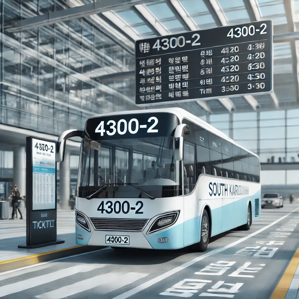 4300-2번 버스 시간표, 공항버스 4300-2 예매 1
