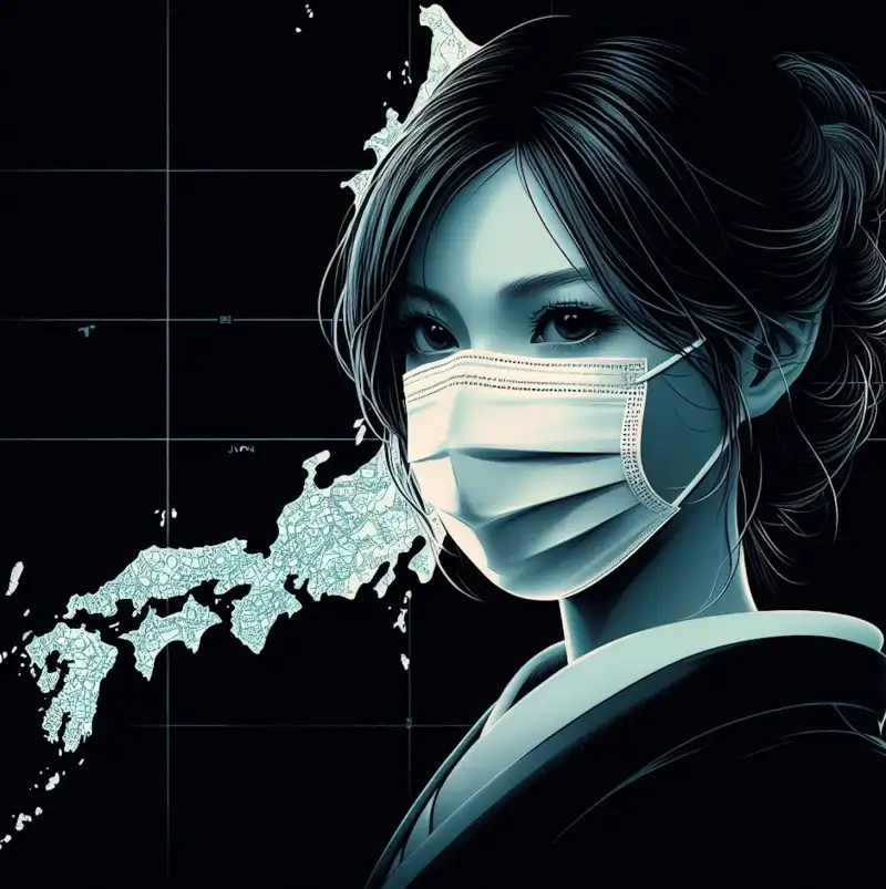 독성-쇼크-증후군-확산에-마스크를-착용한-여성의-모습