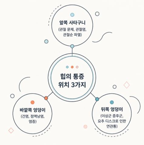 고관절 통증 증상