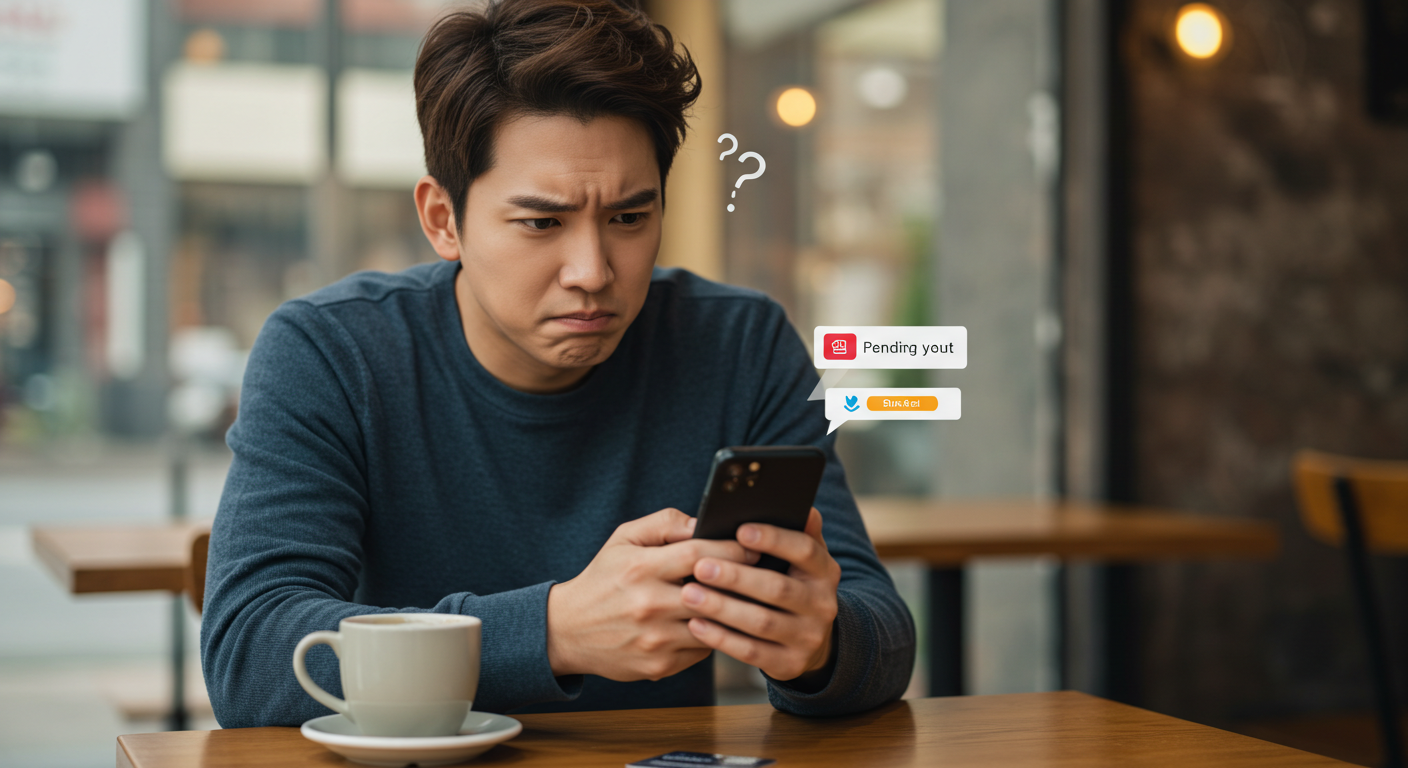  pending&amp;#44; 출금안됨