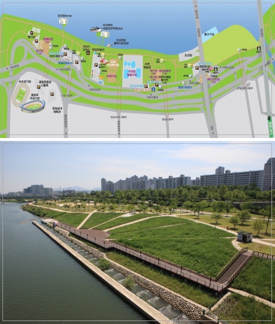 잠실물놀이장 지도