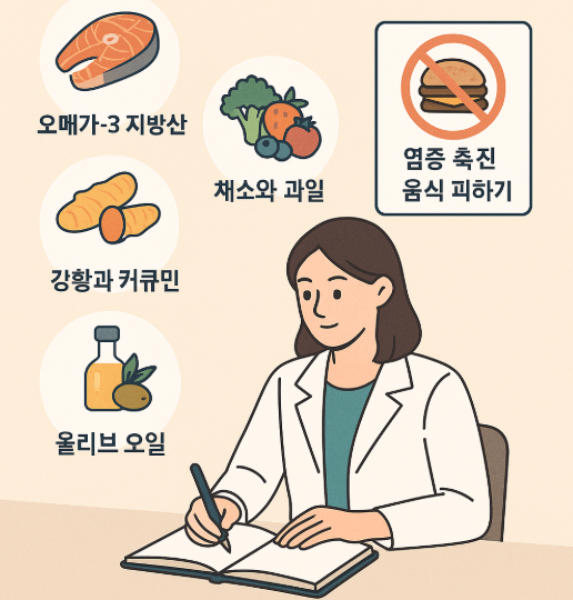 항염증 식품 관련 사진