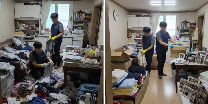 인제 고독사청소중