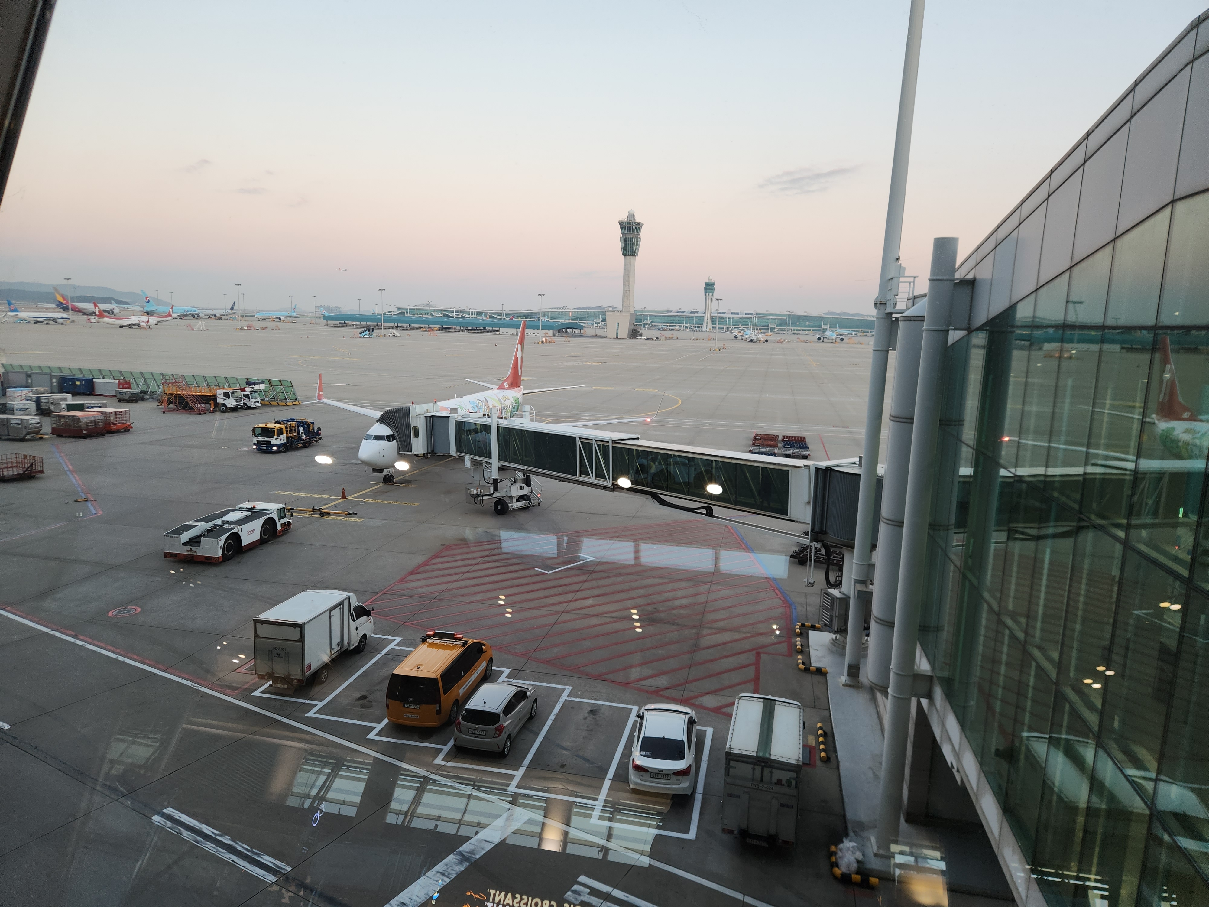 비행기 출발 전 탑승 사진2