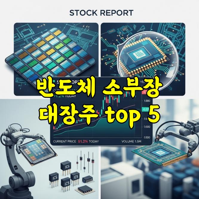 반도체 소부장 대장주 TOP 5 총정리