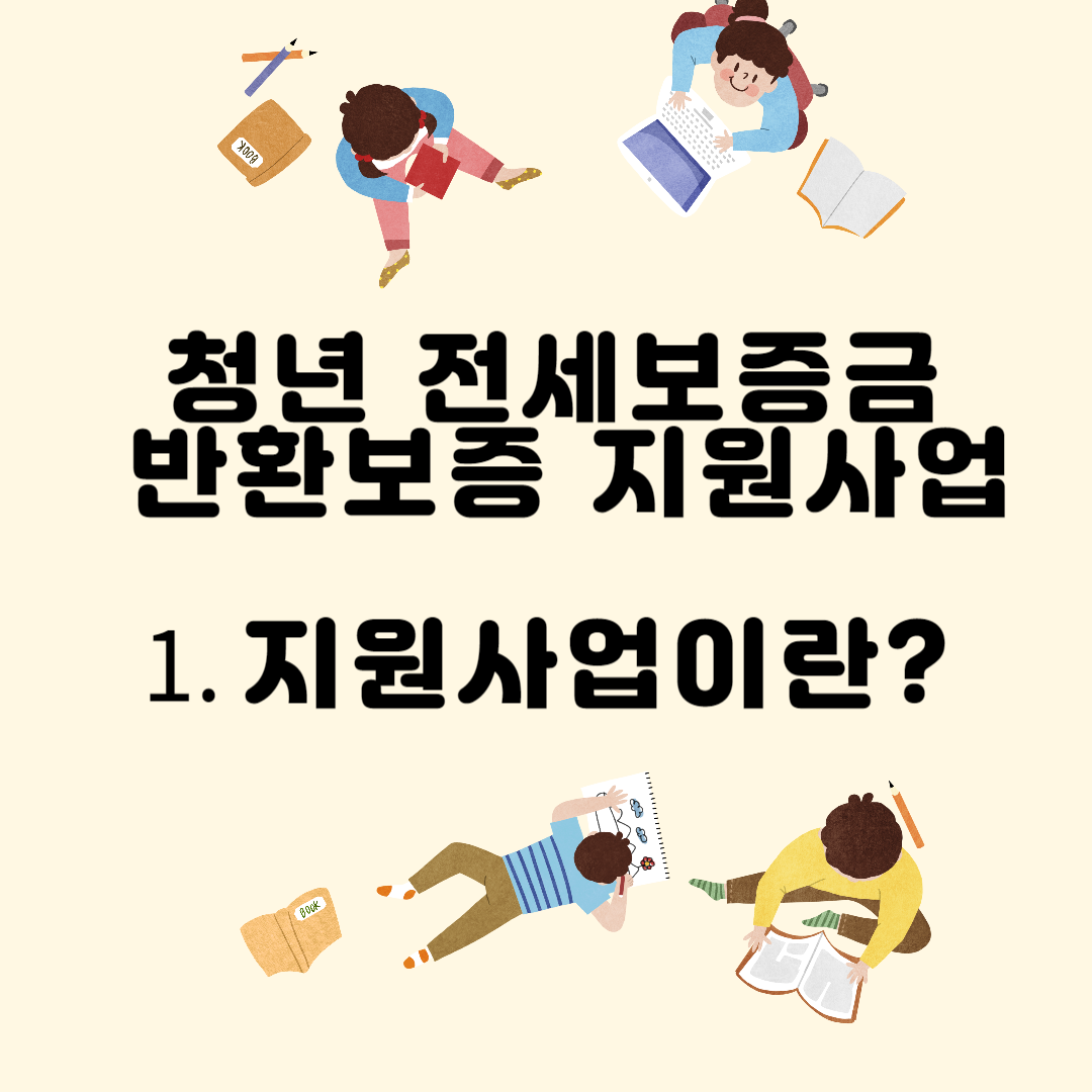 청년 전세보증금 반환보증 지원사업
