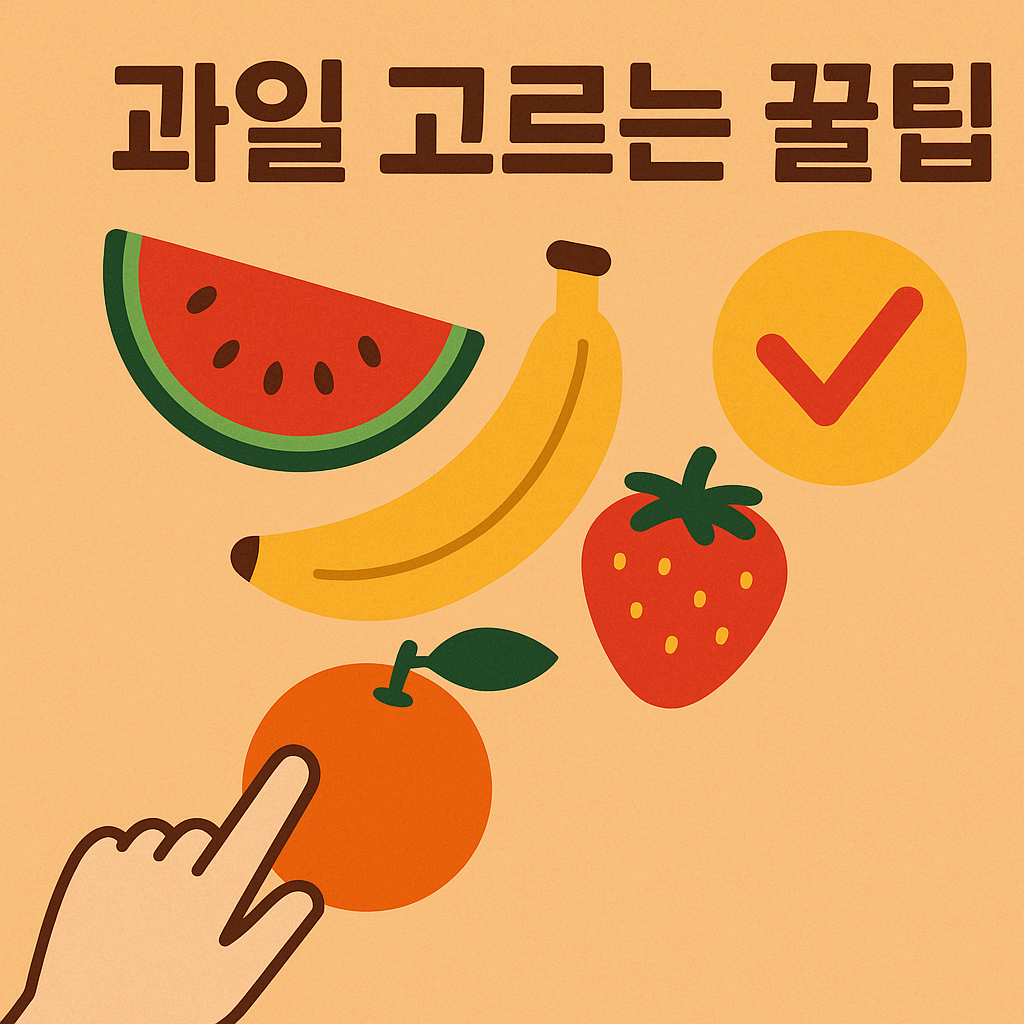 과일 고르는 꿀팁