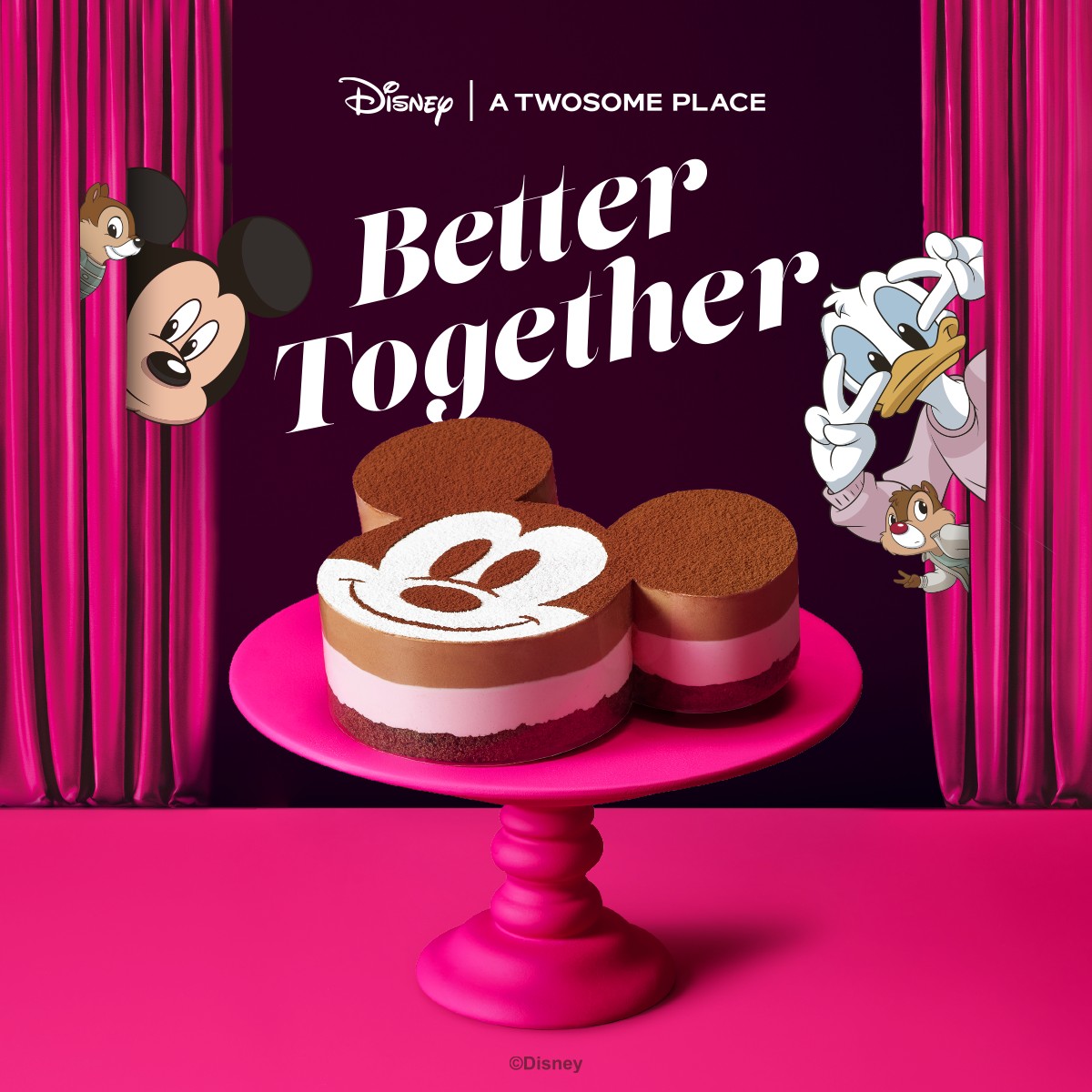 미키 초코 베리 케이크