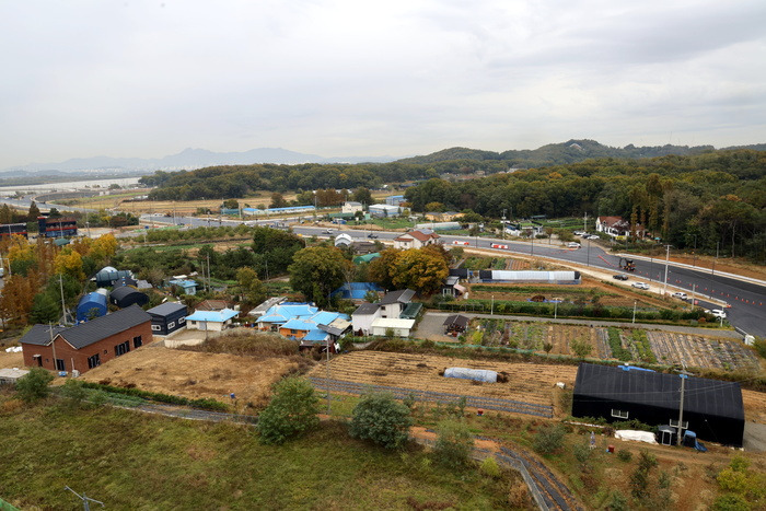 김포아라지구 365만 제곱미터 공공주택지구 예정지 전경 2026년 10월 29일