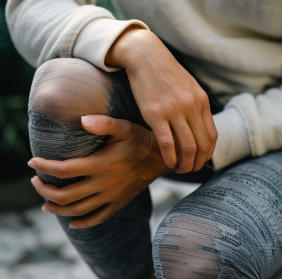 무릎에 물찼을때11