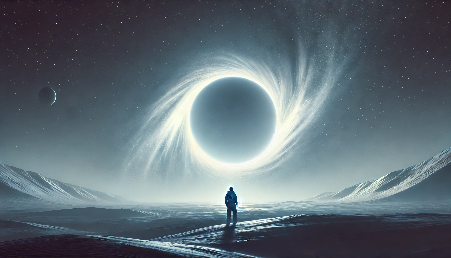 Astronut is watching the universe.