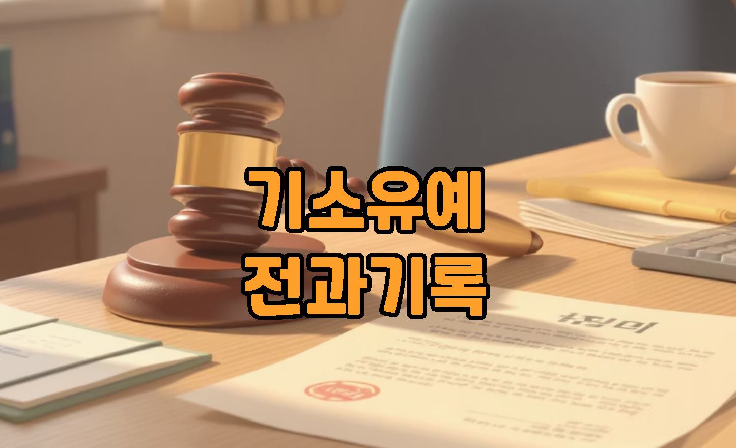 기소유예 전과기록