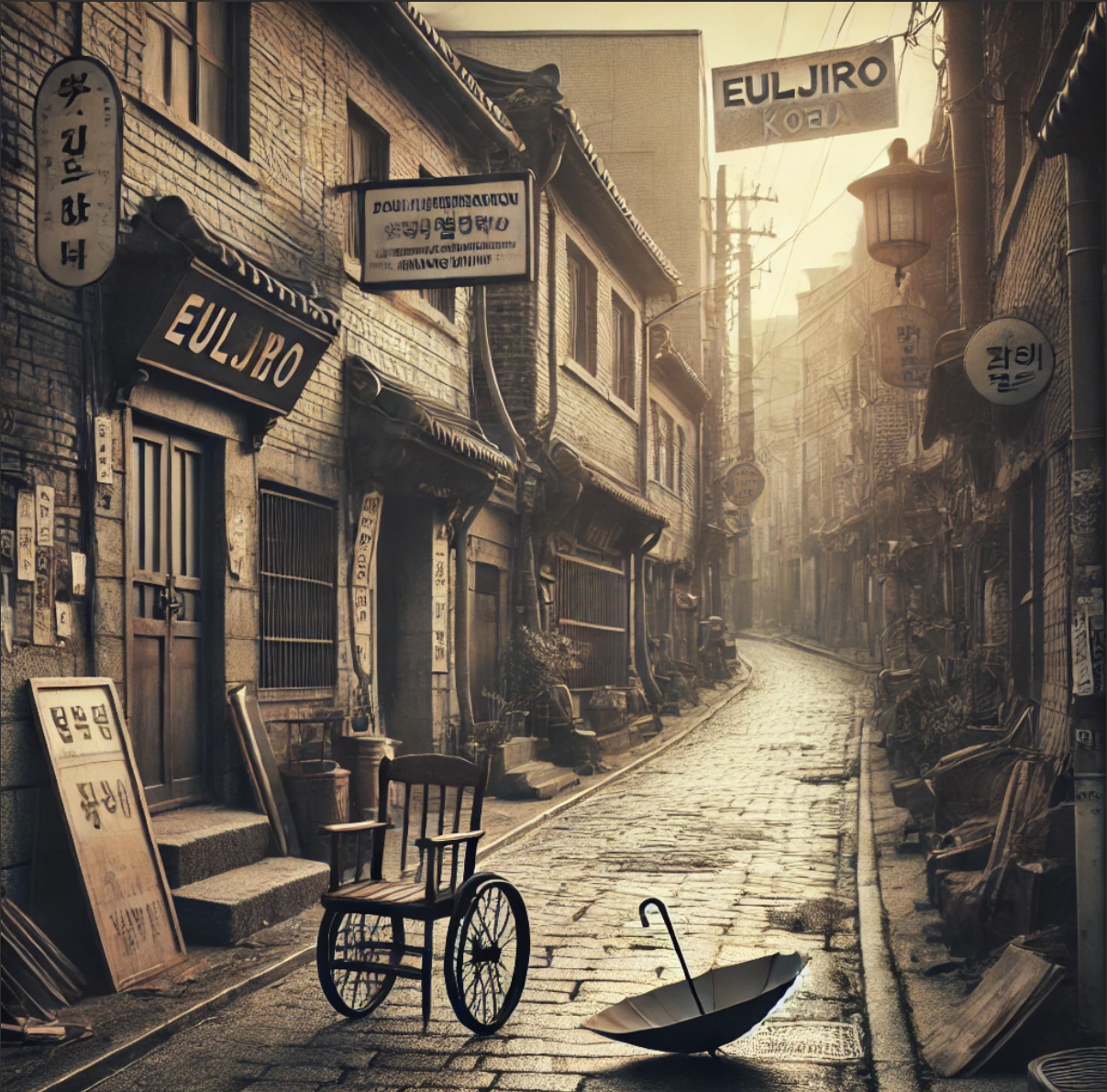 "old alley seoul korea"