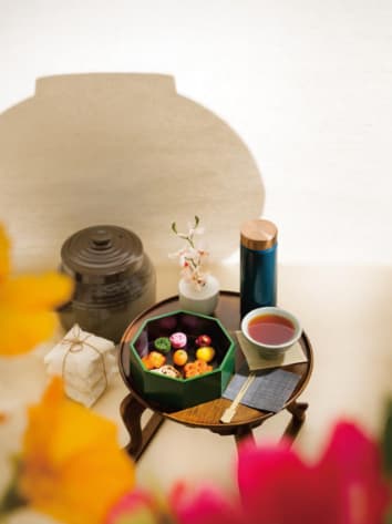 창덕궁 약다방의 상차림 모습