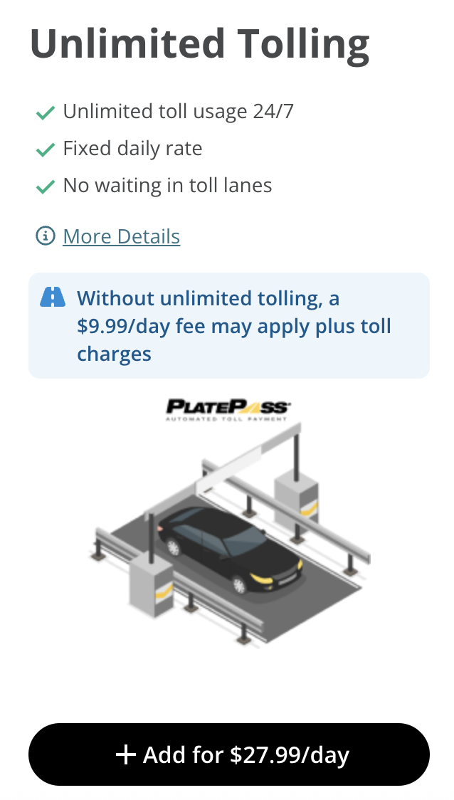 unlimited tolling