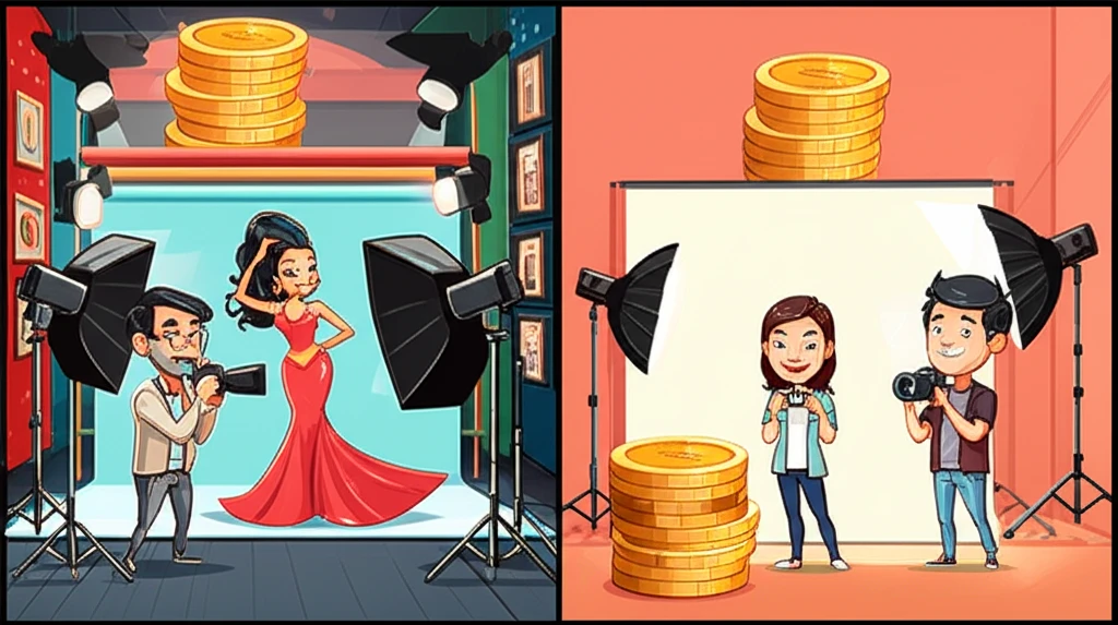 웨딩 스튜디오 고가 저가 견적 차이 ..