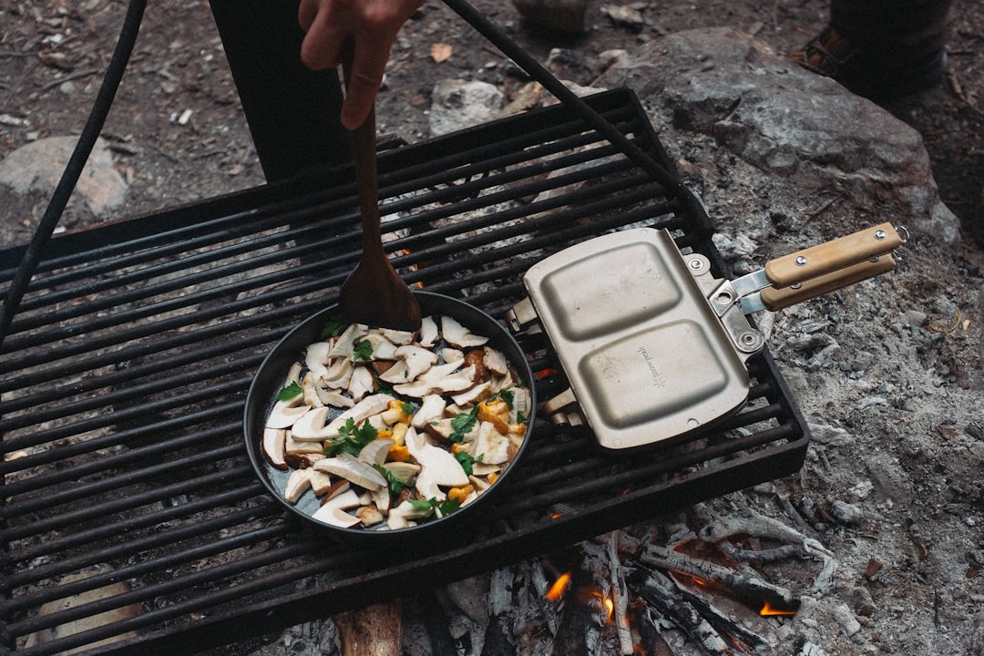 Grilled oysters.