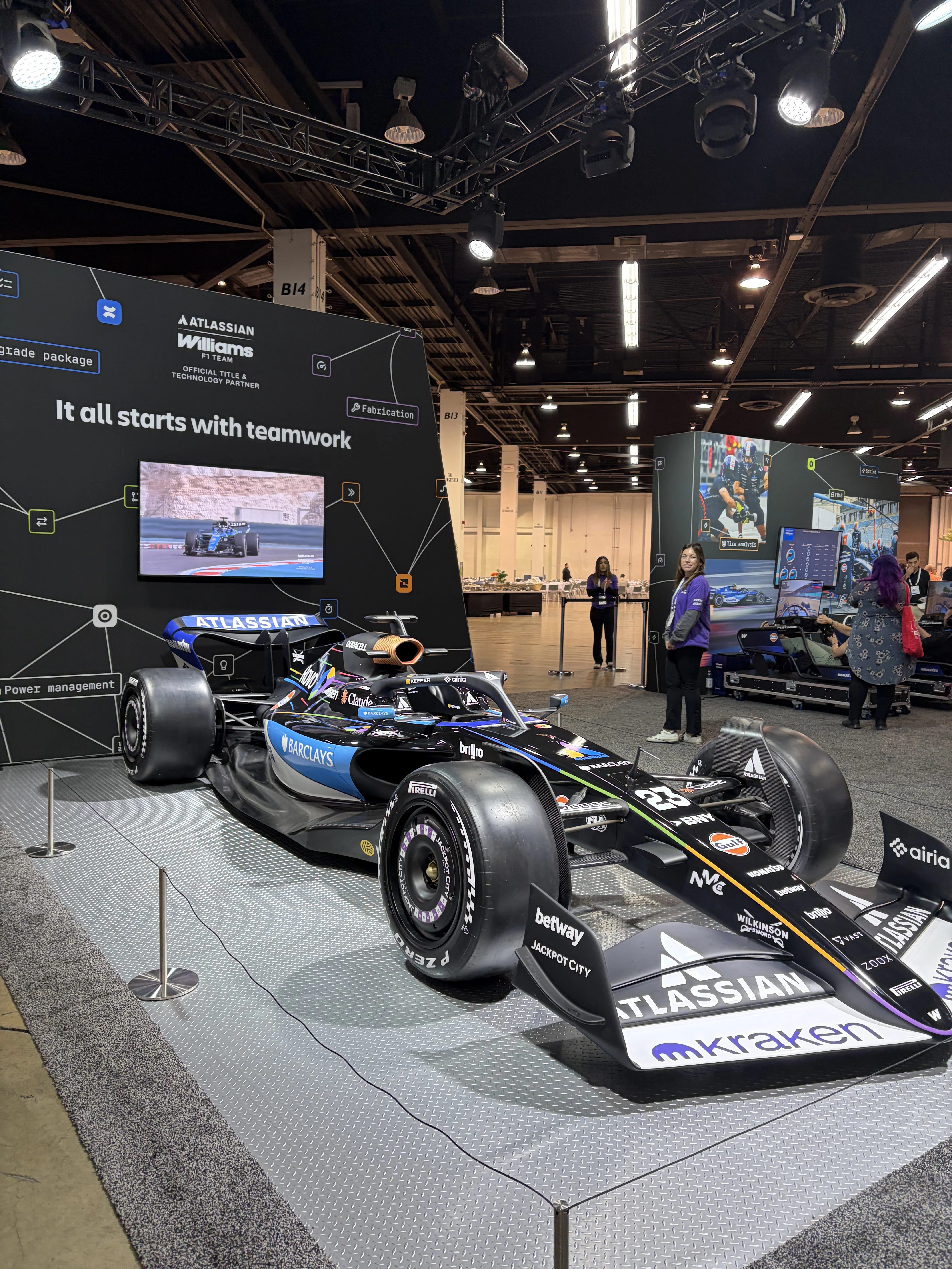 Atlassian Williams Racing 샘플카