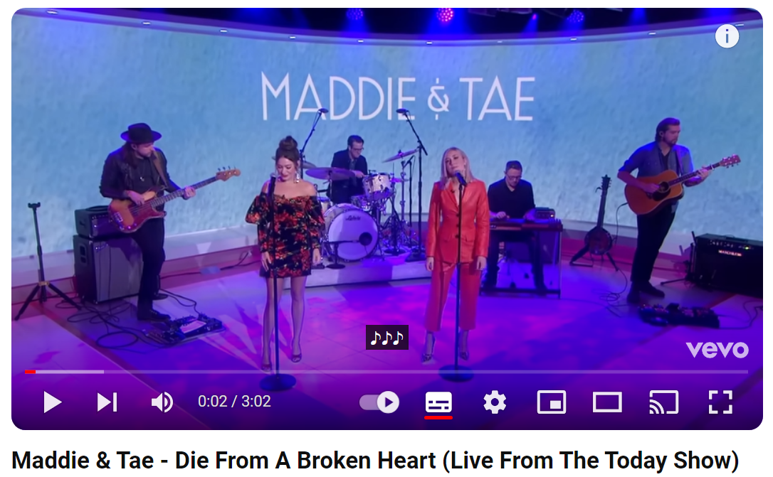 Maddie-&amp;-Tae-Die-From-A-Broken-Heart