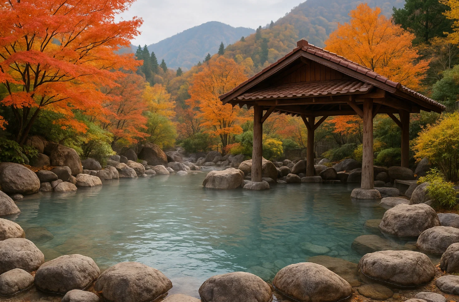 온천 여행지 사진