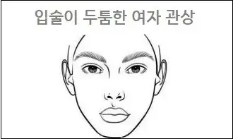 입술이 두툼한 여자 관상