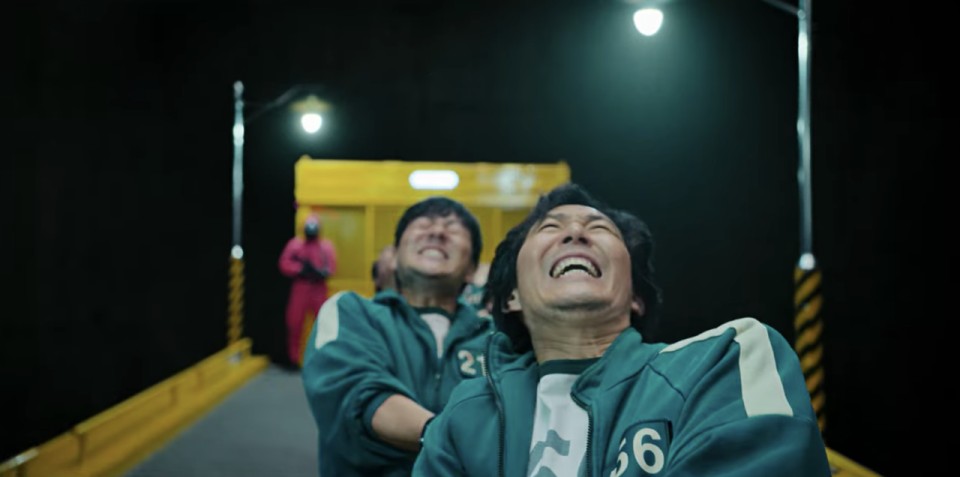 넷플릭스 오징어게임 줄다리기 장면 이정재 배우님