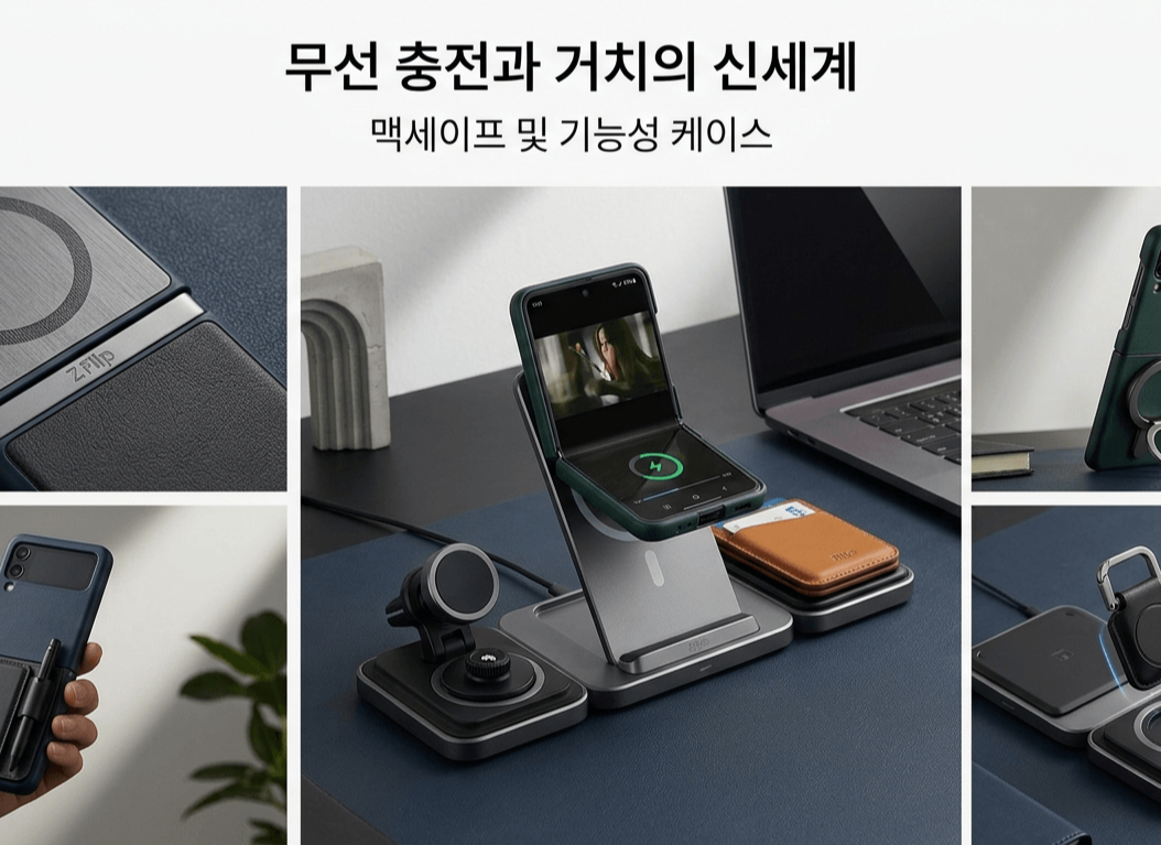 무선 충전과 거치의 신세계 맥세이프 및 기능성 케이스