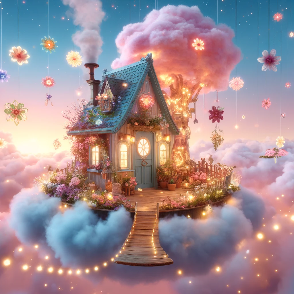 향기로운 꽃을 맡는 꿈