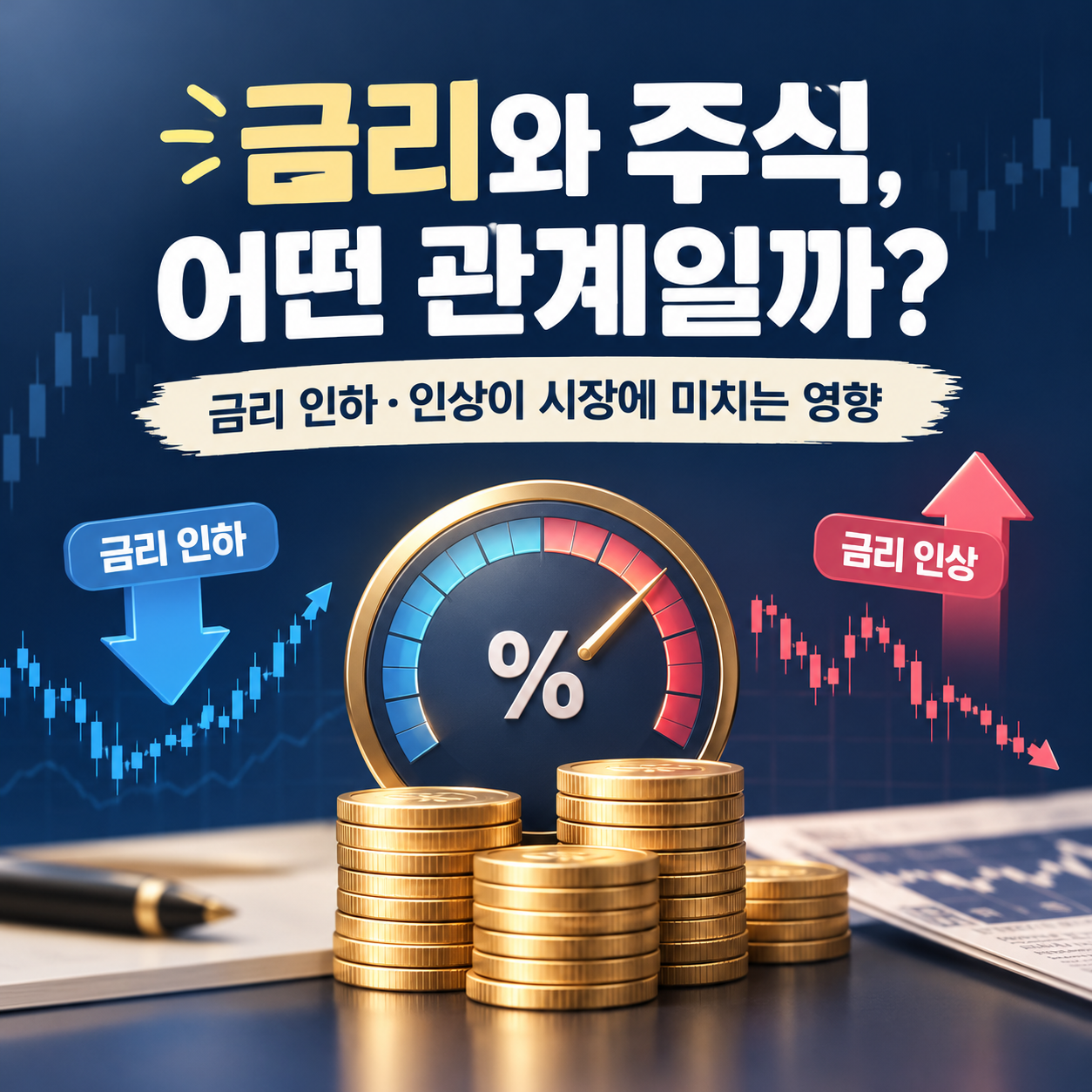 금리와 주식, 어떤 관계일까? 금리 인하·인상이 시장에 미치는 영향