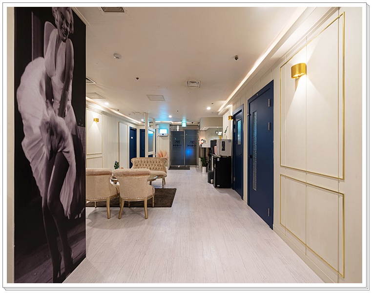 송도마사지 위드더테라피 복도