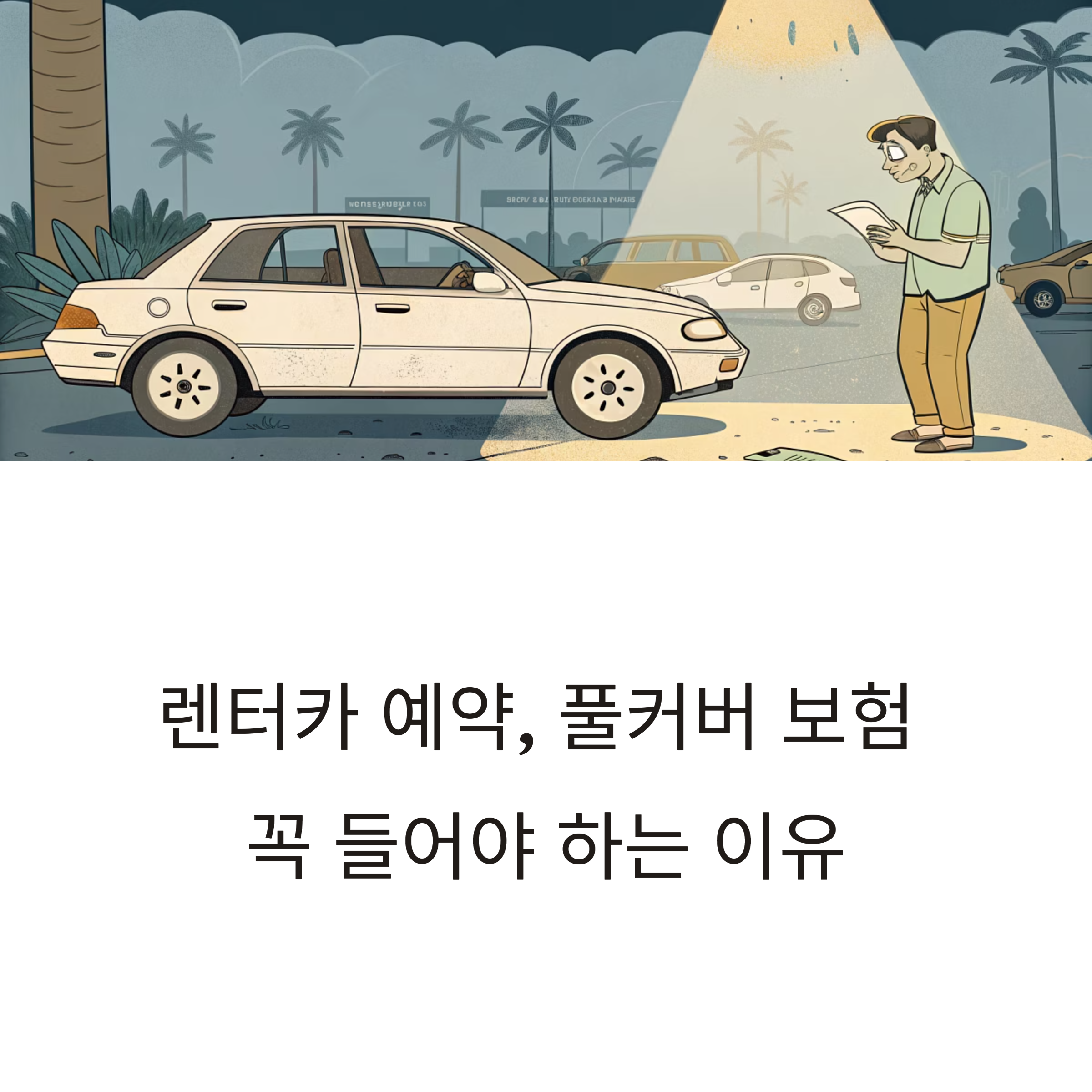 렌터카 예약, 풀커버 보험