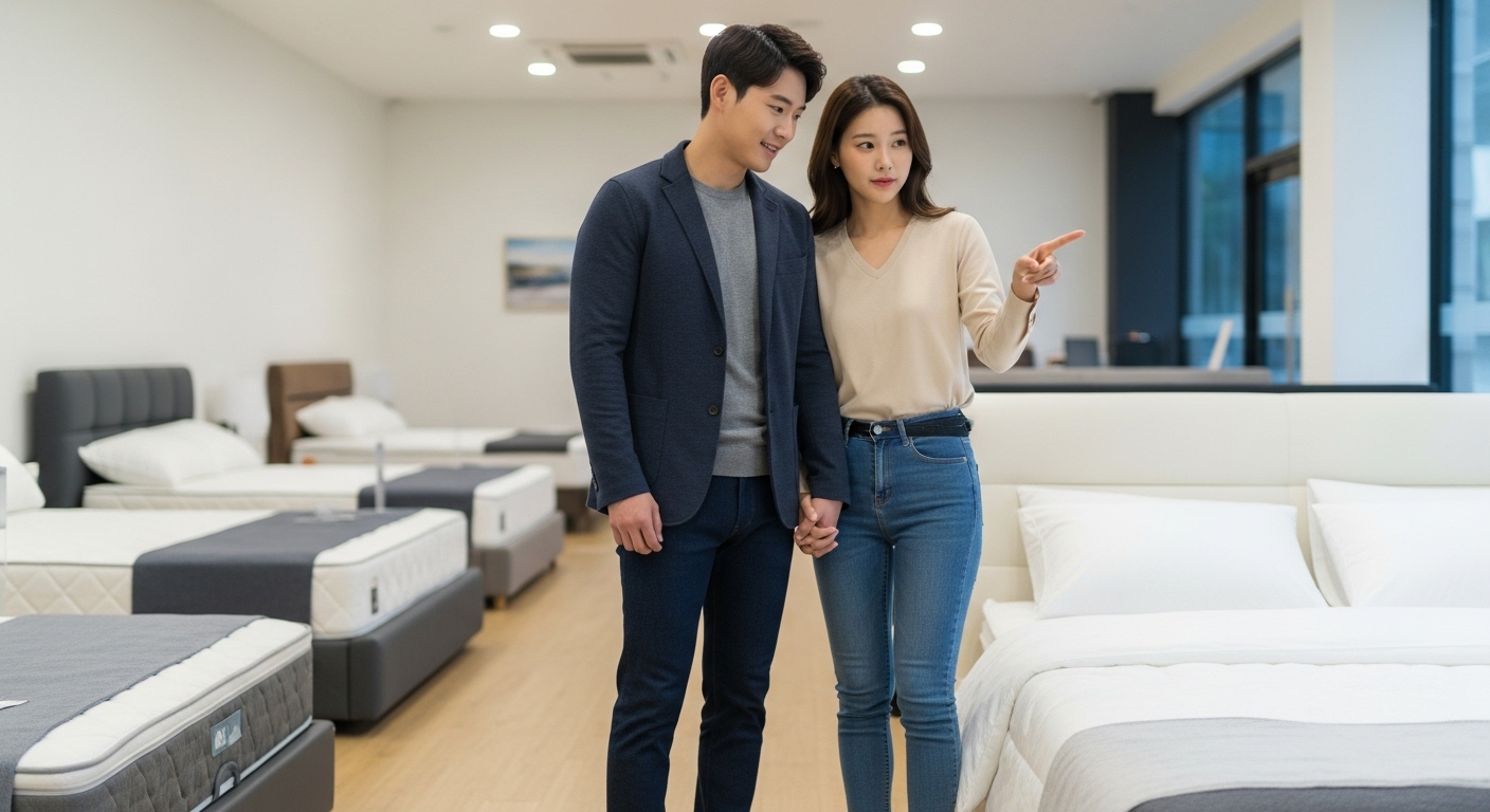 퀸사이즈 침대 프레임