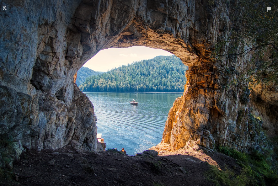 자연 동굴 사진
