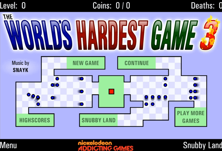 세상에서-가장-어려운-플래시게임-3-메인-화면