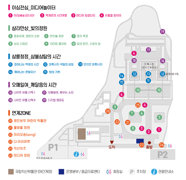 익산 미륵사지 행사 위치