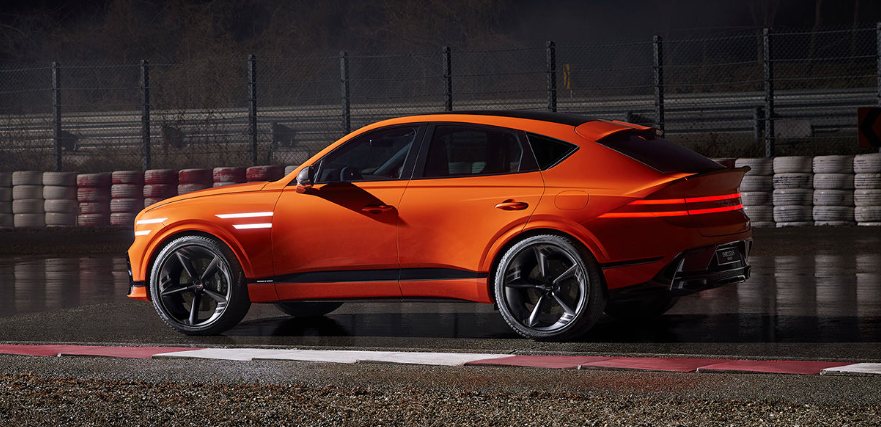 제네시스 GV80 측면디자인