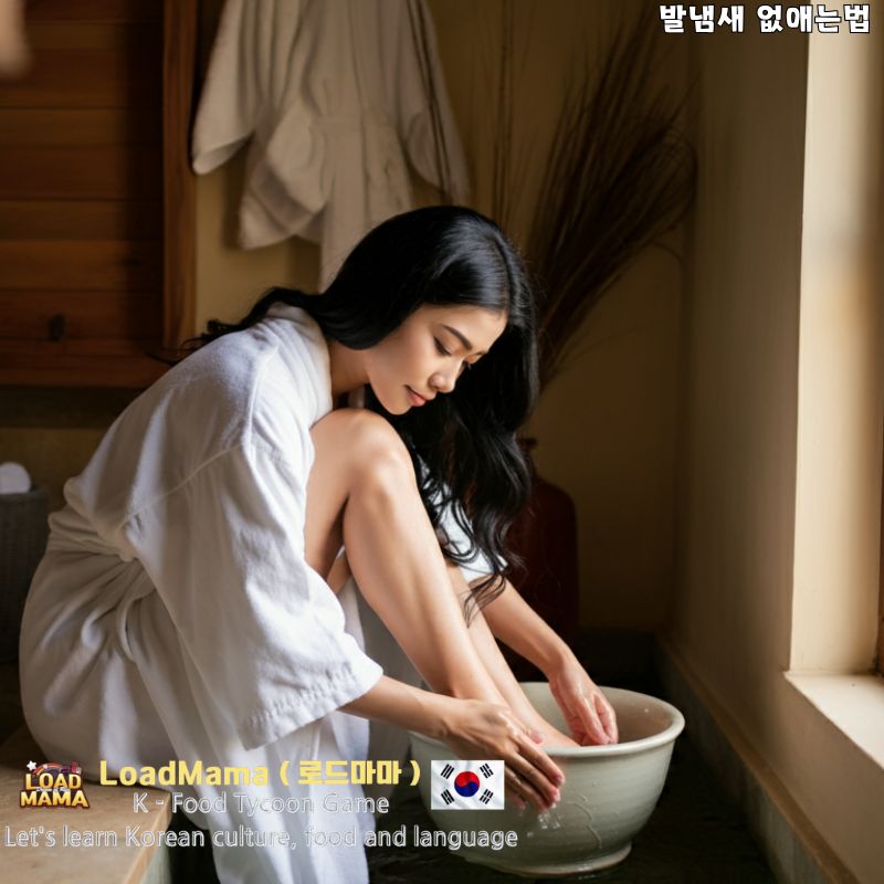 발냄새 없애는법, 비누로 자주 씻기