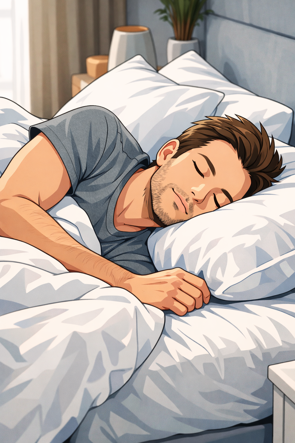 잠자는 사람 이미지