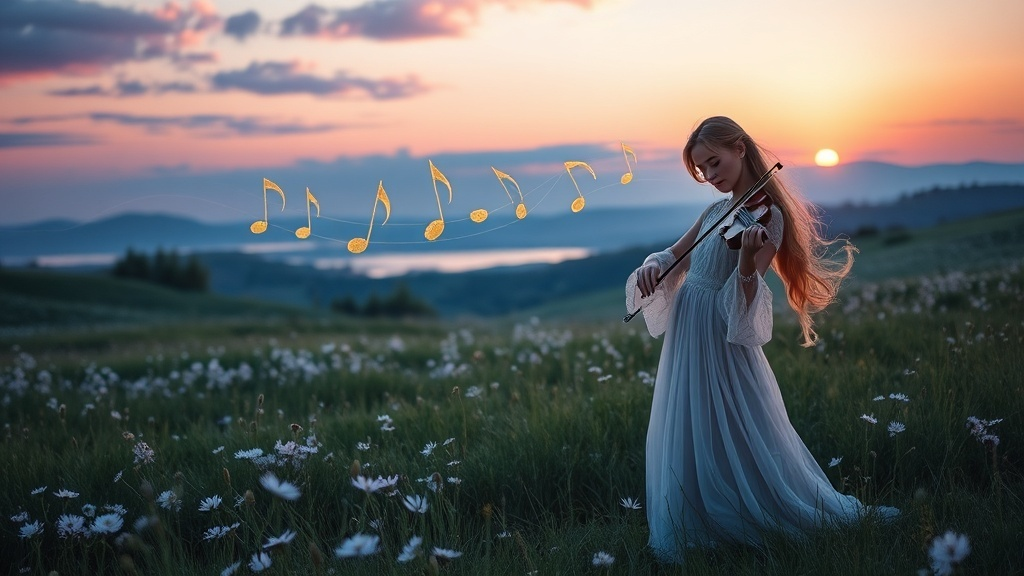 베토벤의 로망스2번 F장조.op50 의 아름다운 선율의 바이올린 연주