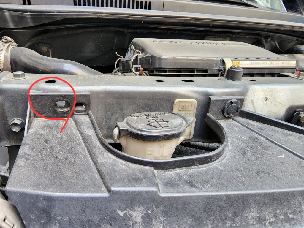 프론트 패널에 설치한 모습