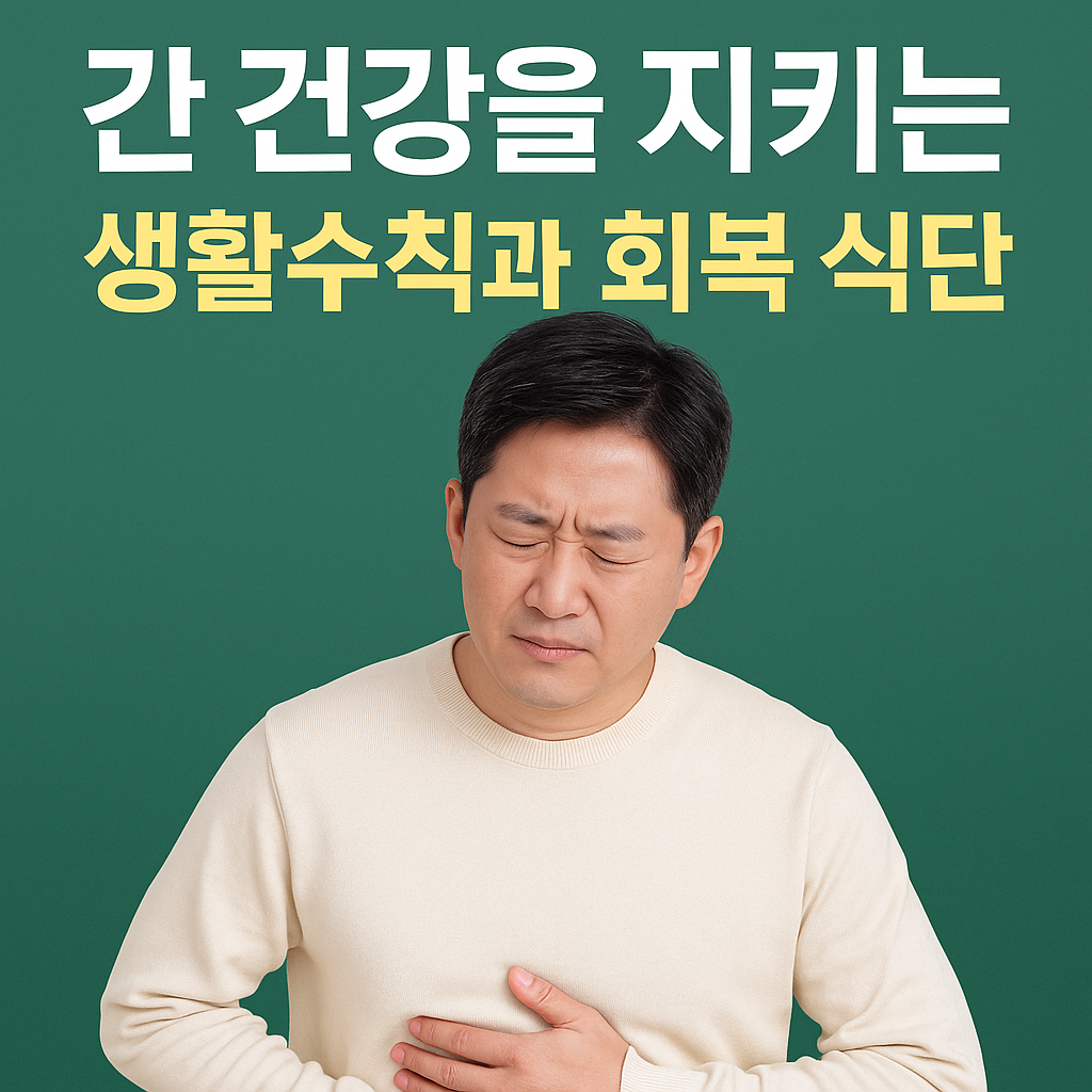 간 건강을 지키는 생활수칙과 회복 식단