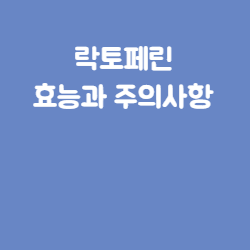 락토페린 효능과 알아두면 좋은점 3가지와 주의사항