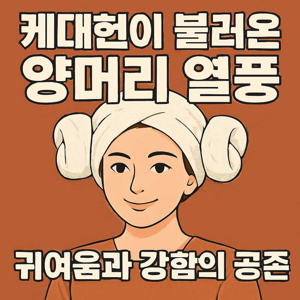 케데헌이 불러온 양머리 열풍, 귀여움과 강함의 공존