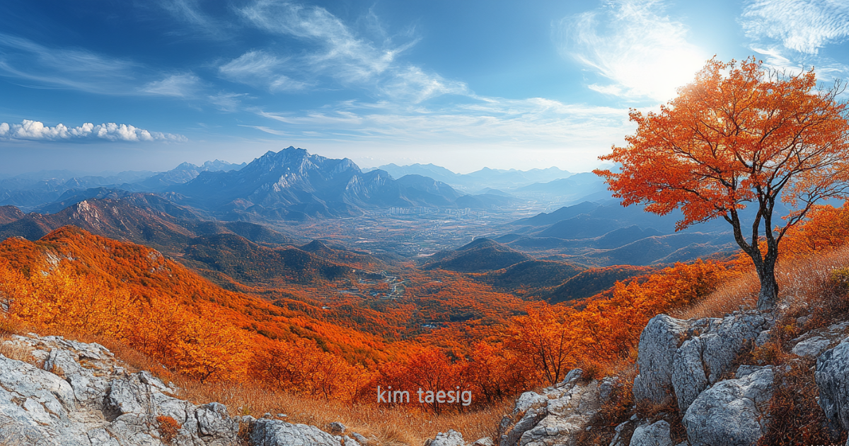 금수산의 사계절