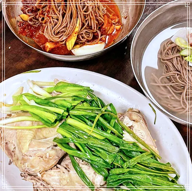생방송 오늘저녁 동대입구, 약수 데친 쪽파와 닭백숙, 이북식 찜닭 맛집