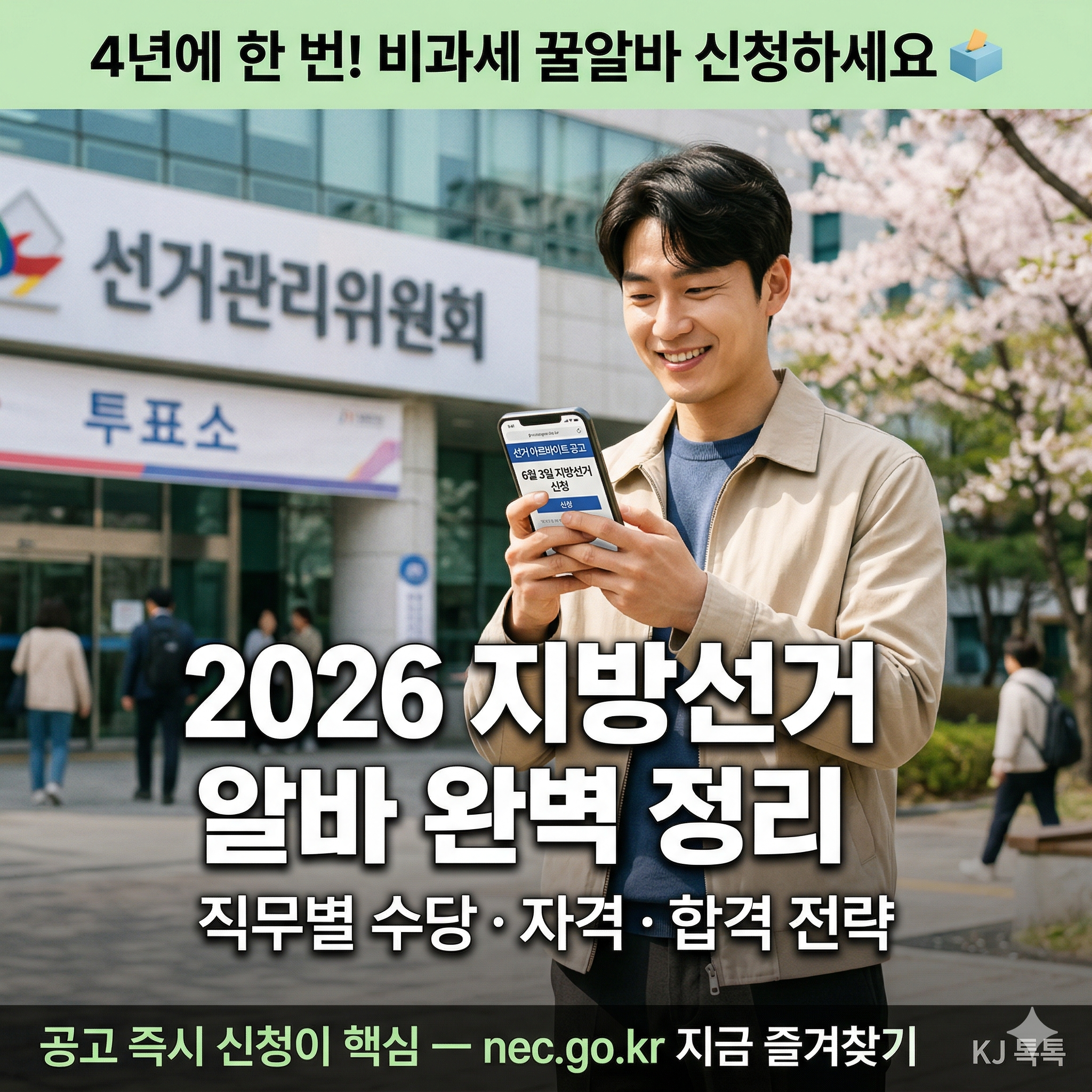 2026 지방선거 알바 완벽 정리 &mdash; 6월 3일&middot;투표개표사무원 수당&middot;자격&middot;신청방법