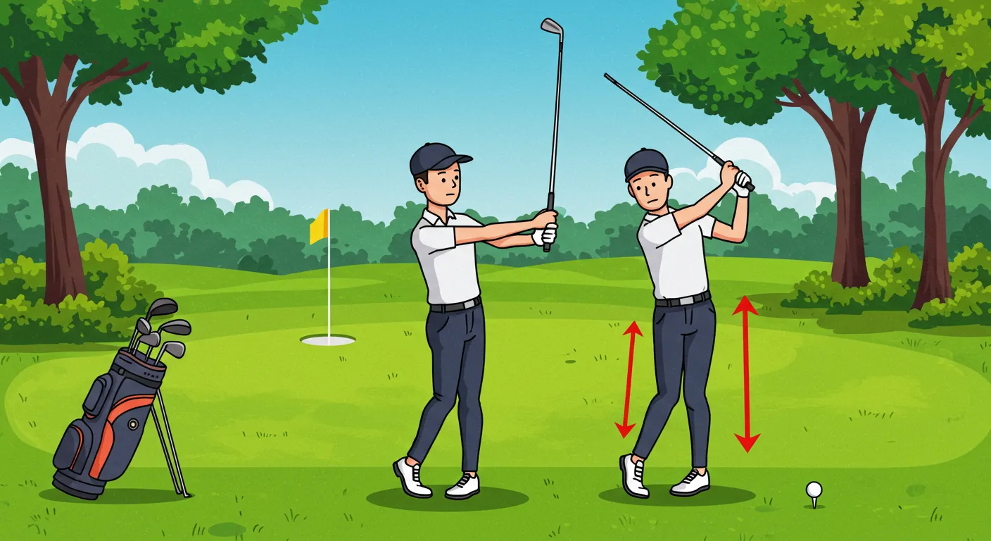 몸이 흔들리는 스윙: