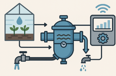 스마트팜 자동 필터청소 시스템