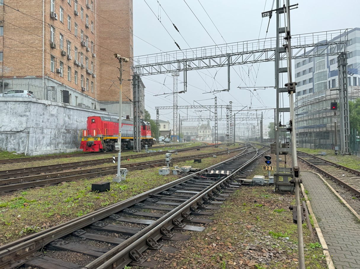 블라디보스토크 기차역 풍경