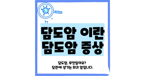 담도암 이란 / 담도암 증상